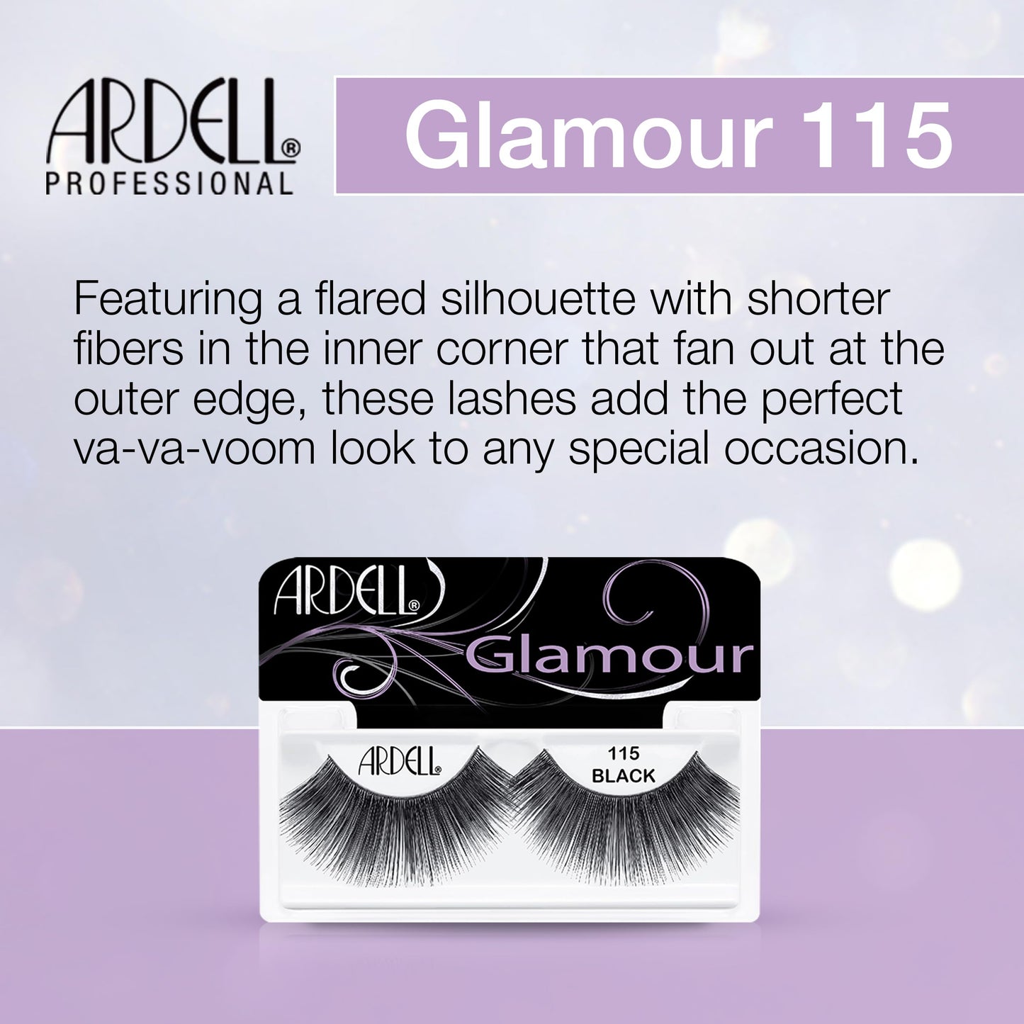 Ardell Fashion Lashes Pair - 115, (Pack of 4) Beauty & Personal Care Ardell