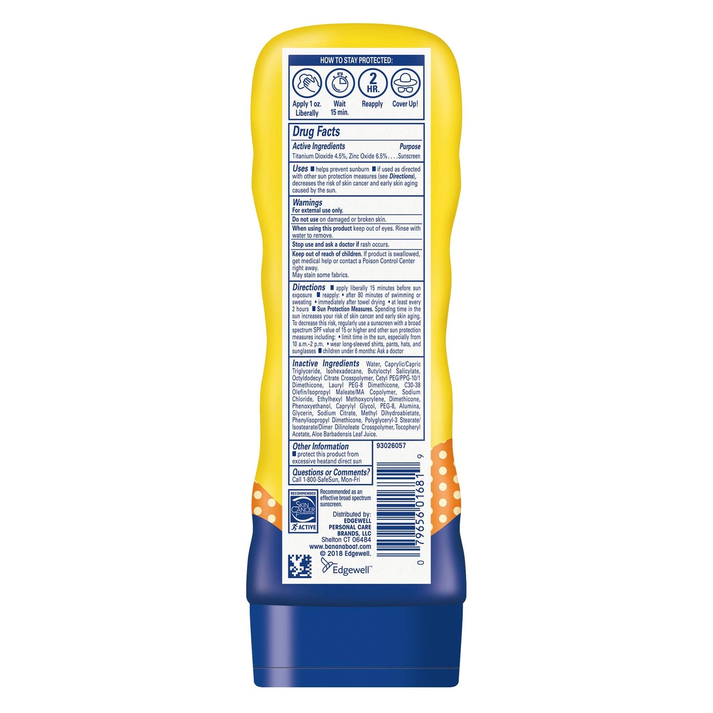 Banana Boat Sport Kids Sunscreen Lotion SPF 50, Twin Pack | Tear Free Sunscreen for Kids SPF 50, Childrens Sunblock Lotion, Oxybenzone-Free, 6oz each Beauty & Personal Care Banana Boat