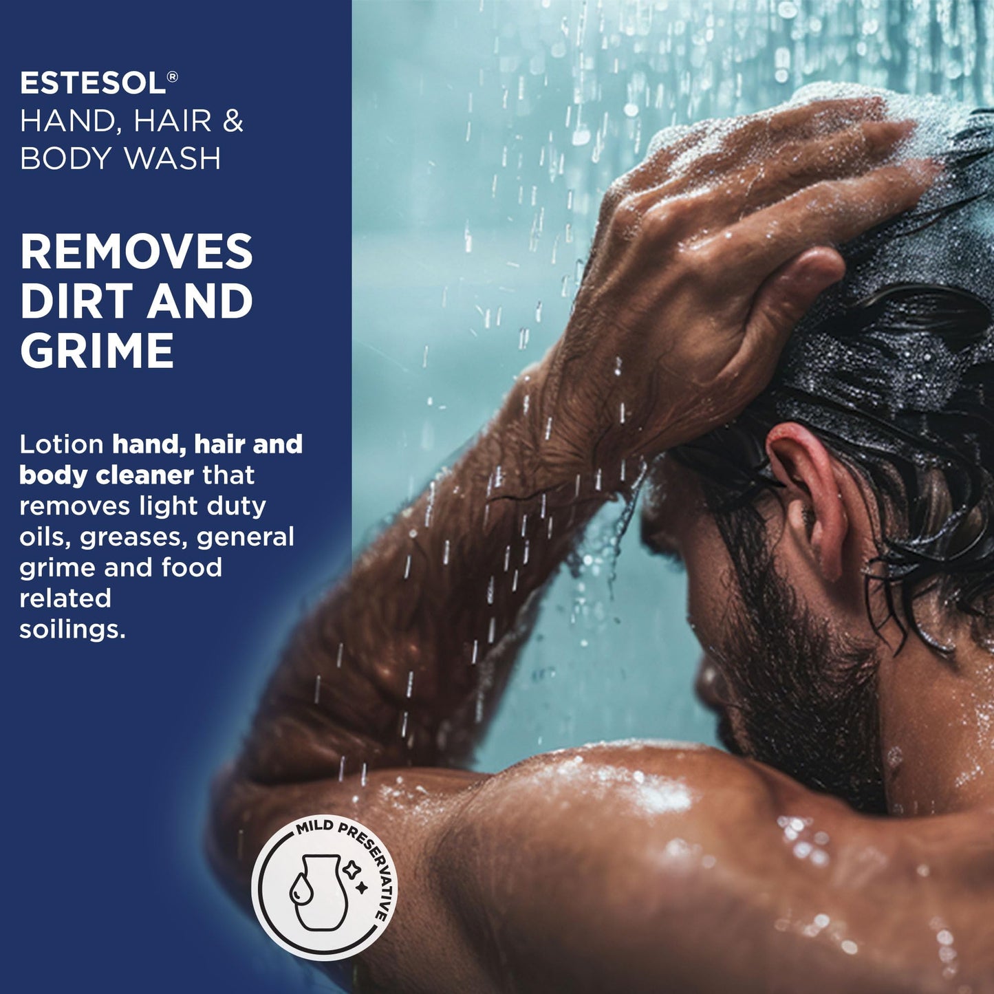 SC Johnson Professional Estesol Hand, Hair & Body Cleanser, Bulk Body Wash Refill, 1 Liter Cartridge Refill, 2 Count, for Professional Use Only Beauty & Personal Care SC Johnson Professional