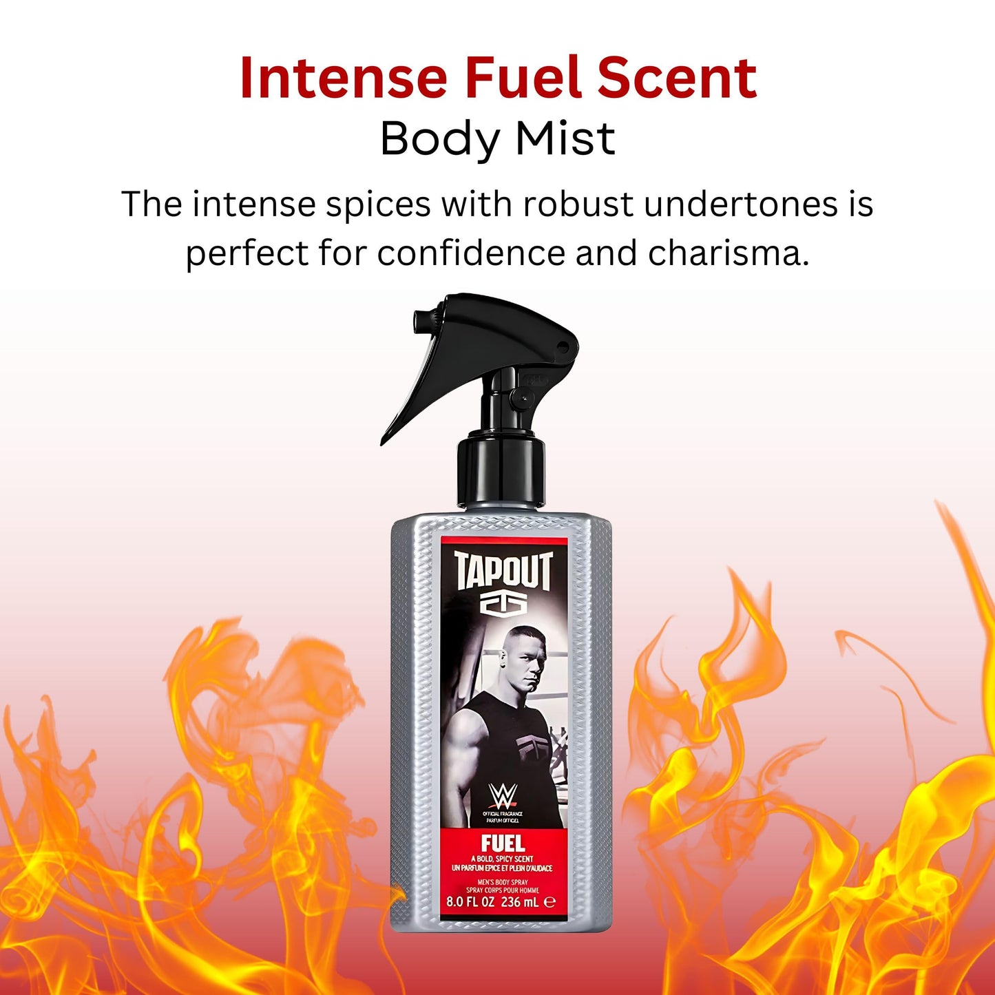 Tapout Fuel Body Spray Perfume for Men Refreshing Fragrance, 8 oz Beauty & Personal Care TAPOUT