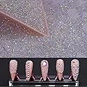 8000Pcs Ultra Mini 1.2mm Nail Rhinestones Sand Nail Diamonds Micro Pixie Crystals for Nails Iridescent AB Bling, Tiny Nail Gems Sugar Glitter Beads Beauty & Personal Care HINABTRU