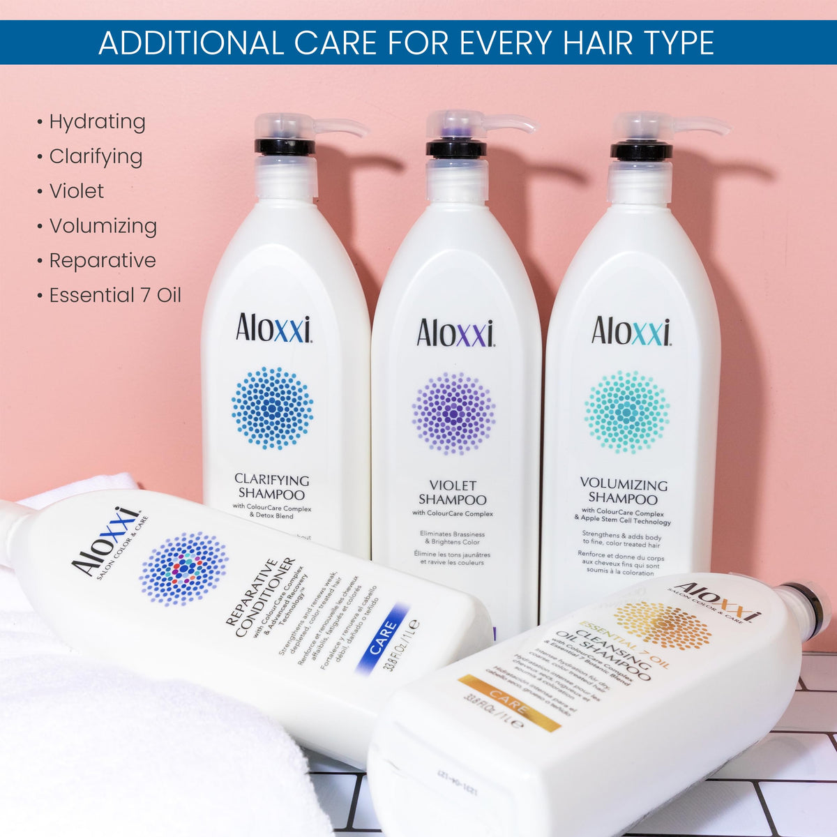 ALOXXI Hydrating Shampoo for Color Treated Hair with Keratin & Silk Amino Acids and ColourCare Complex, 33.8 Fl Oz Beauty & Personal Care ALOXXI
