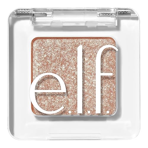 e.l.f. Fine As Fleck Glitter Eyeshadow, Long-Lasting Sheer Eye Makeup With A Shimmer Finish, Smooth Formula, Vegan & Cruelty-Free, Champagne Showers Beauty & Personal Care e.l.f.