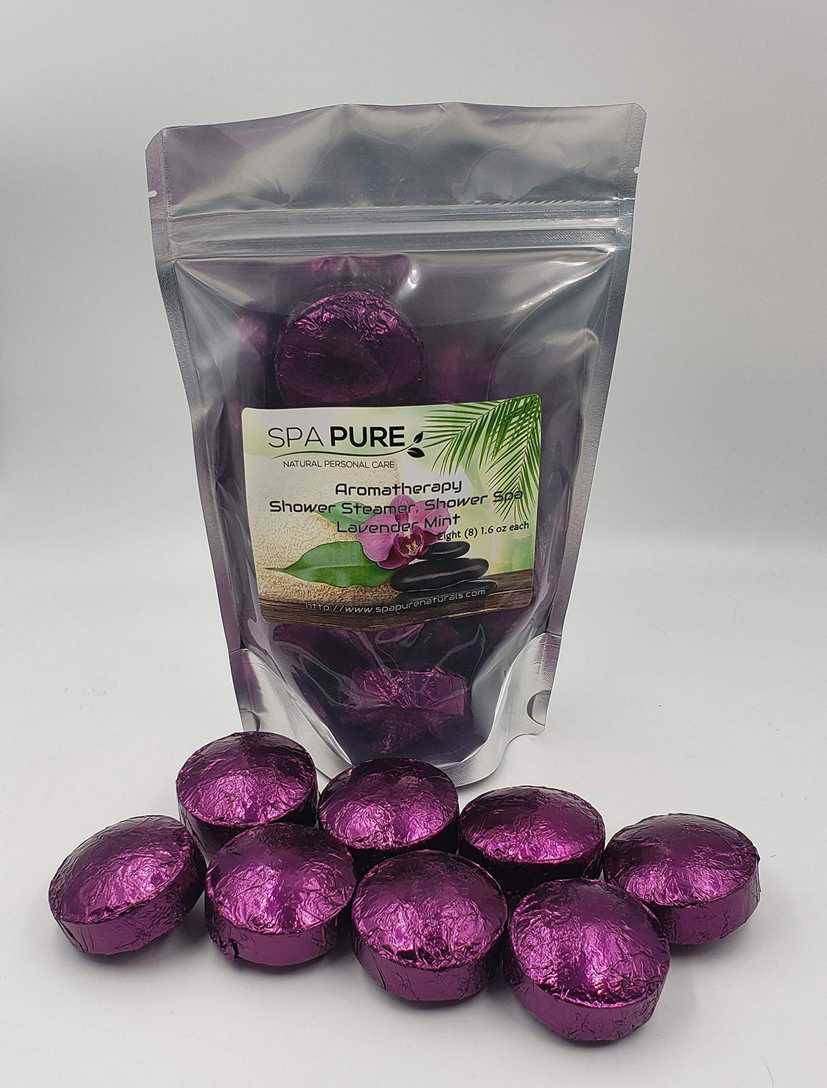 Spa Pure Lavender Mint Aromatherapy: Shower Bombs Tablets Steamers With 100% Natural/Organic Essential Oils - Transform Your Shower - Transform Your… Beauty & Personal Care Spa Girl/Spa Pure