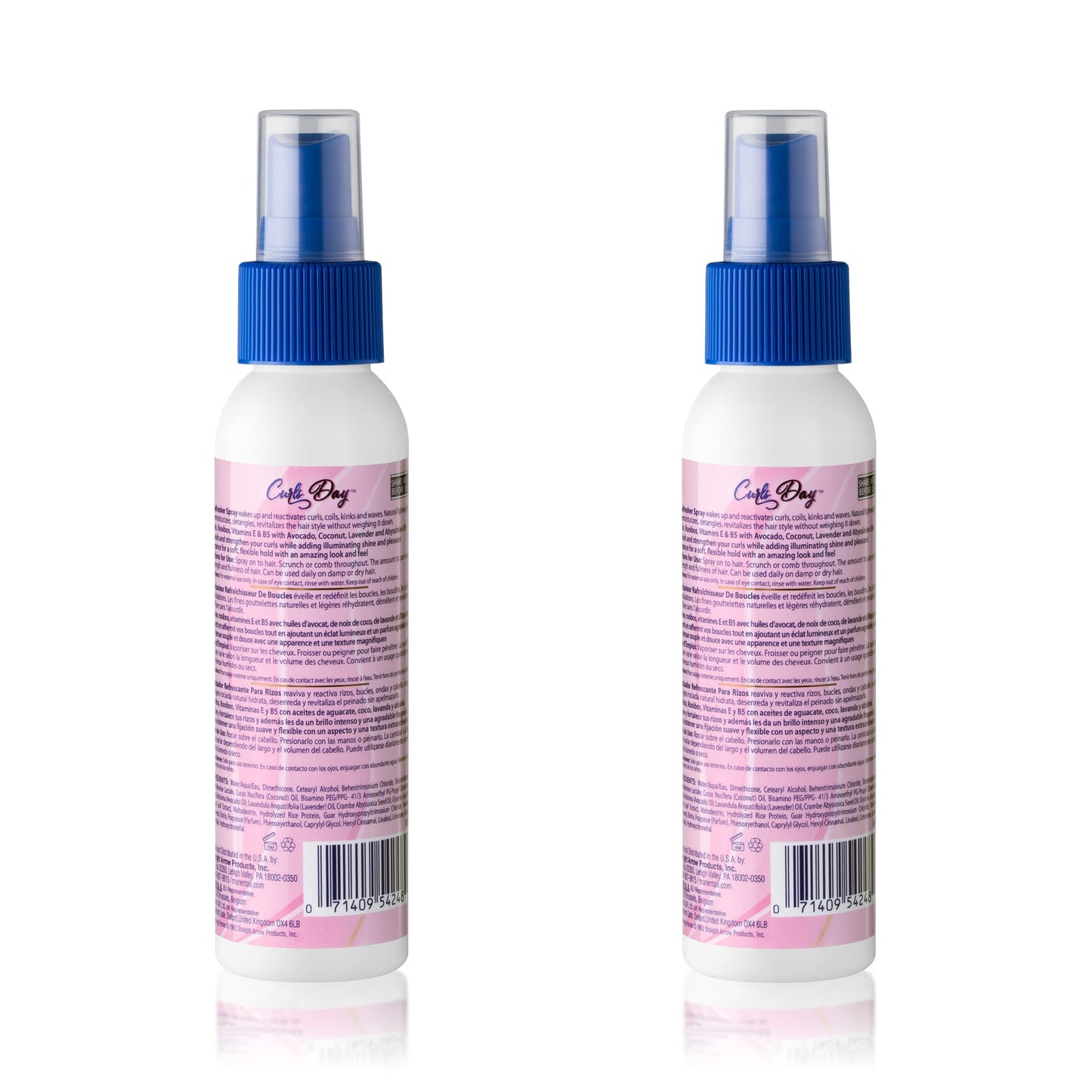 Mane 'n Tail Curls Day Curl Refresher Spray (2 Pack) - 3.4 Oz Each, Lightweight Mist to Revitalize, Detangle & Reactivate Curls, Coils, & Waves Beauty & Personal Care Mane 'n Tail