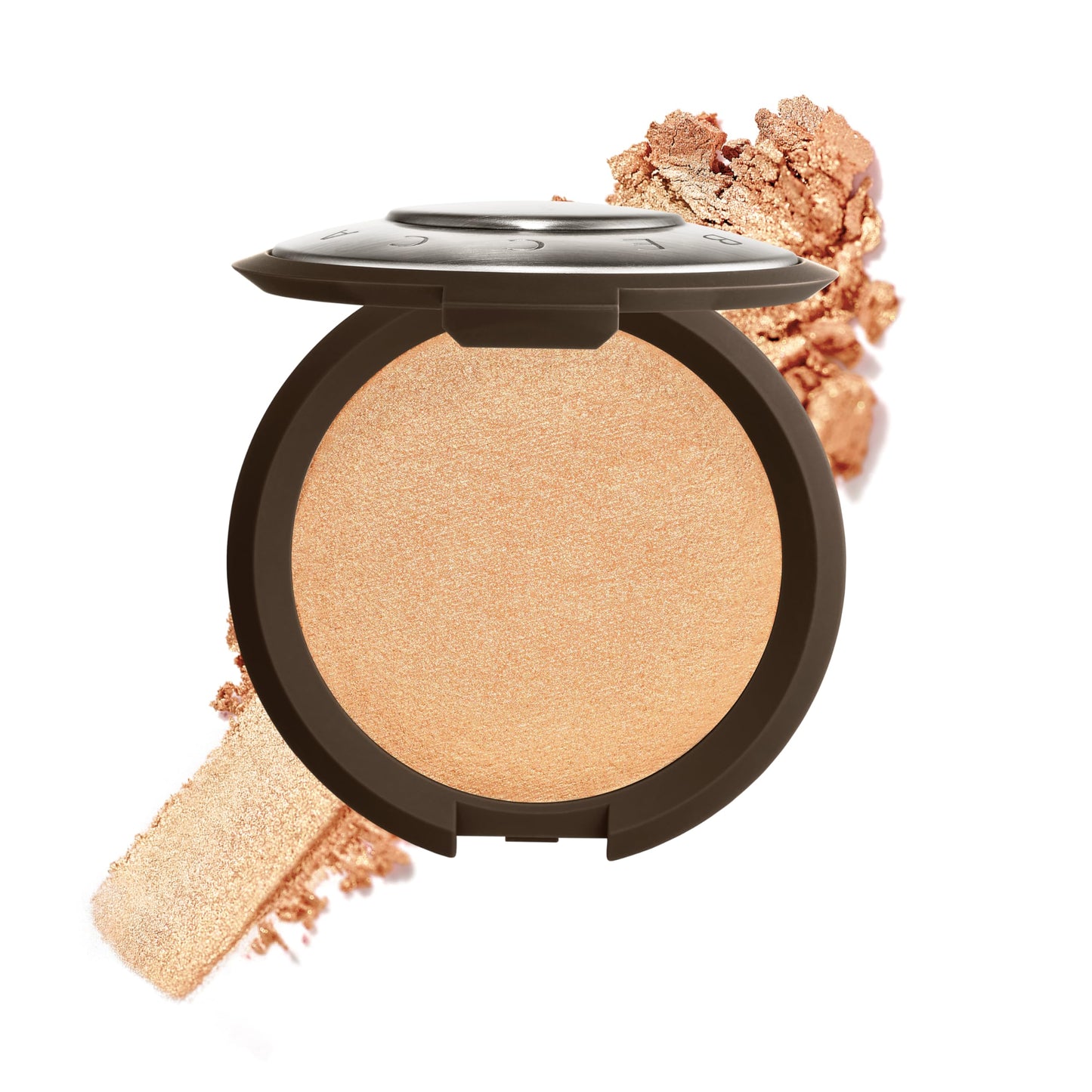 Smashbox X BECCA Shimmering Skin Perfector Pressed Highlighter | Luminous Glow + Buildable, 0.25 Ounce, Champagne Pop Beauty & Personal Care Smashbox