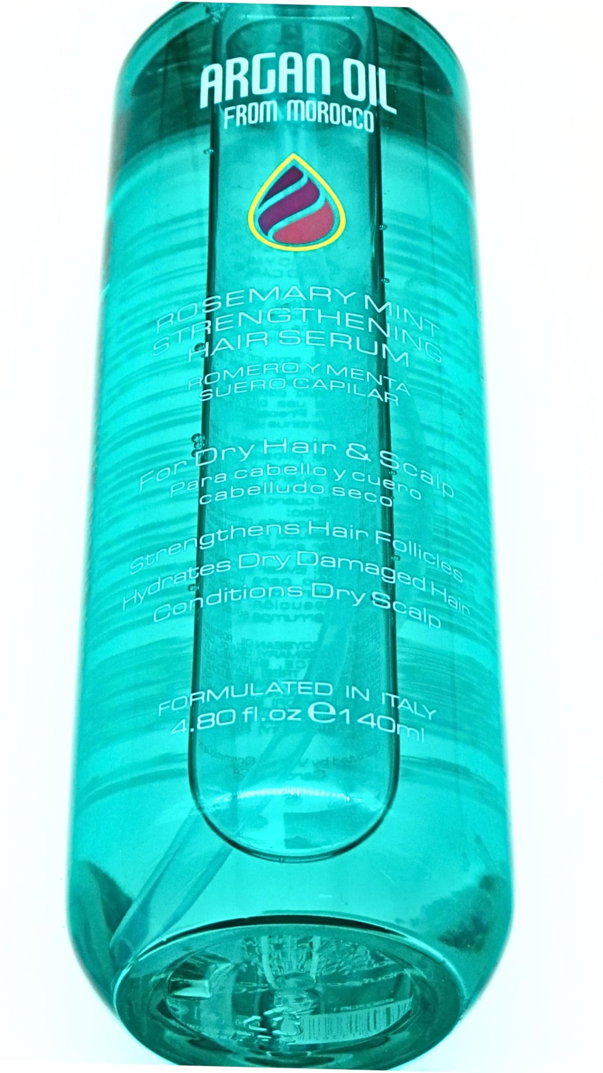 Argan Oil From Morocco Rosemary And Mint Strengthening Hair Serum | For Dry hair & Scalp, Green