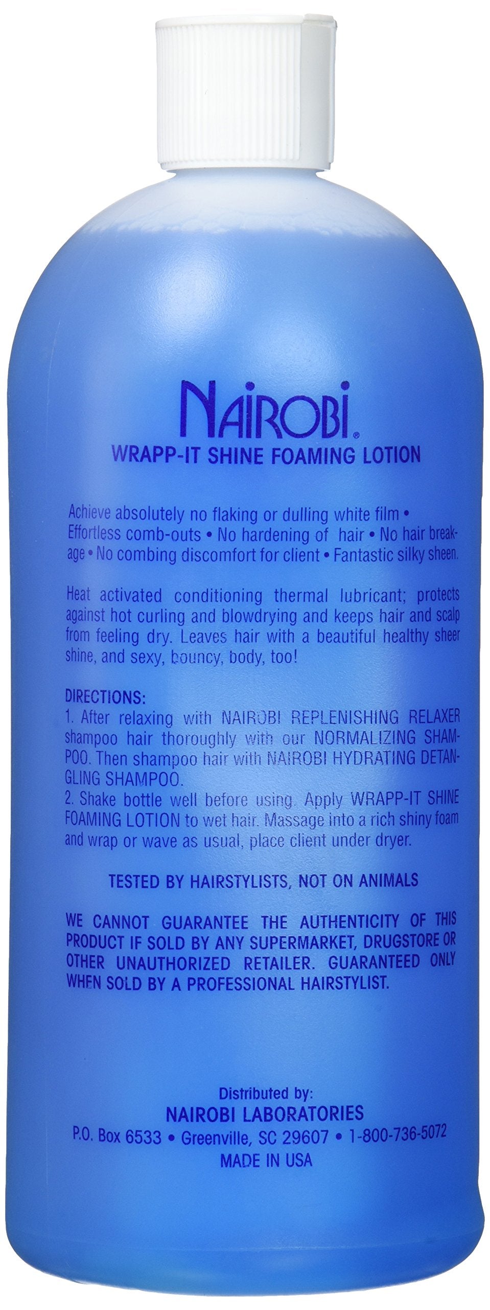 Nairobi Wrap-It Shine Foaming Lotion, 32 Ounce Beauty & Personal Care Nairobi
