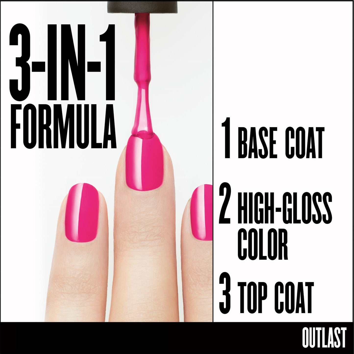 COVERGIRL Outlast Stay Brilliant Nail Gloss Nuclear 97, .37 oz Beauty & Personal Care COVERGIRL