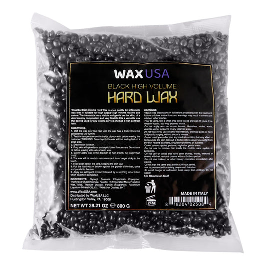 WAXUSA Black High Volume Depilatory Hard Wax Beads 800 g - 1.76 lb Beauty and Personal Care WAXUSA