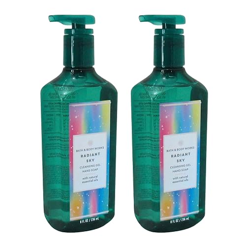 Bath & Body Works Gel Hand Soap 2-Pack 8oz/236mL Each (Radiant Sky) Beauty & Personal Care Bath & Body Works