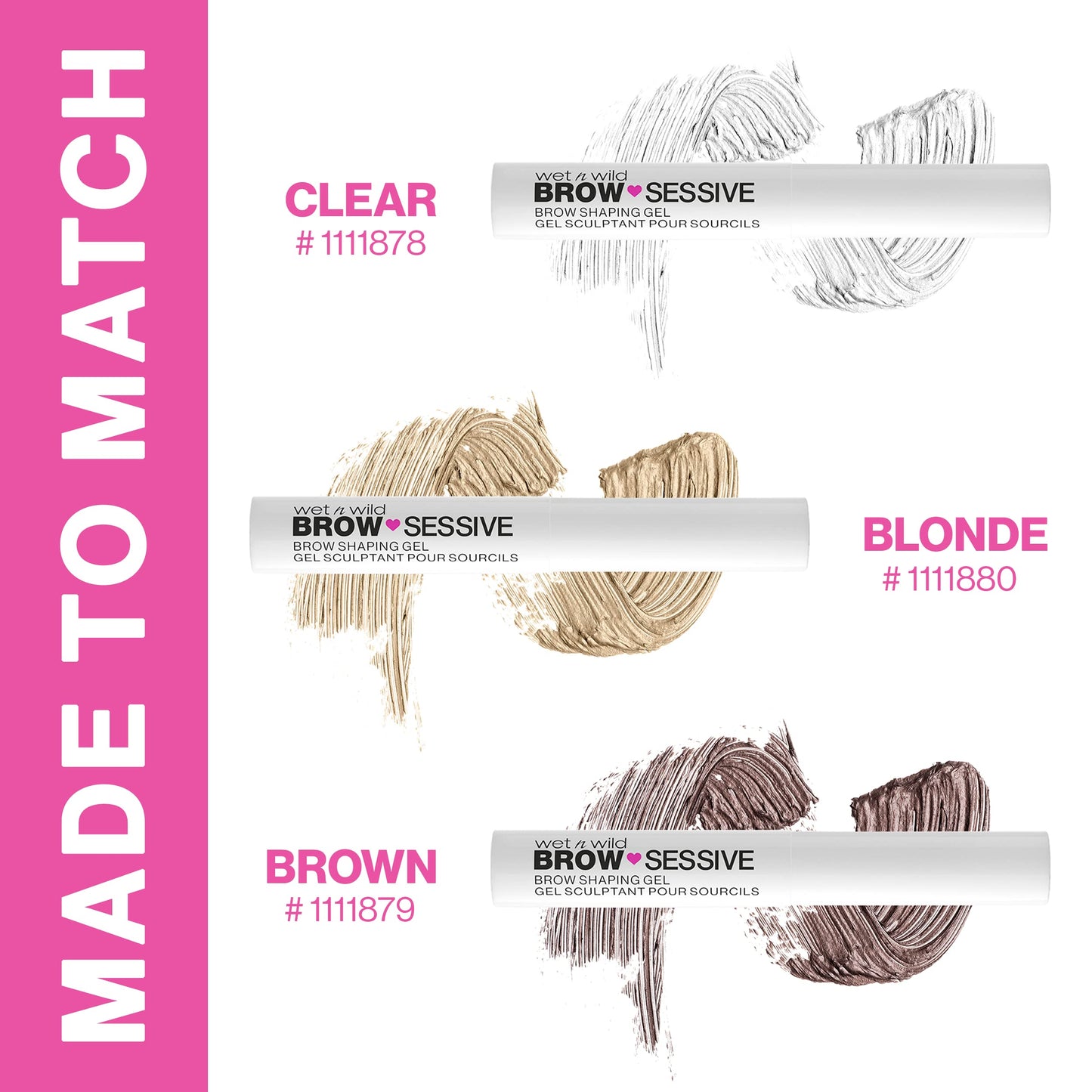 wet n wild Brow-Sessive Eyebrow Shaping Makeup Gel Brown Beauty & Personal Care wet n wild