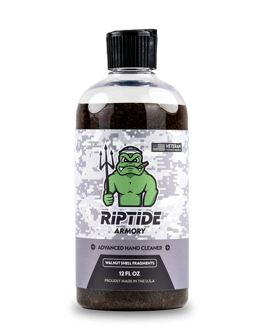 Riptide Armory Advanced Hand Cleaner 12oz With Walnut Shell Fragments - Use Cutting Edge Advancements to Leave Hands Carbon & Chemical Free Beauty & Personal Care Riptide