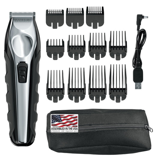Wahl USA Lithium Ion Total Beard Trimmer for Men with 11 Guide Combs for Easy Trimming, Detailing, & Grooming - Model 9888 Beauty and Personal Care Wahl