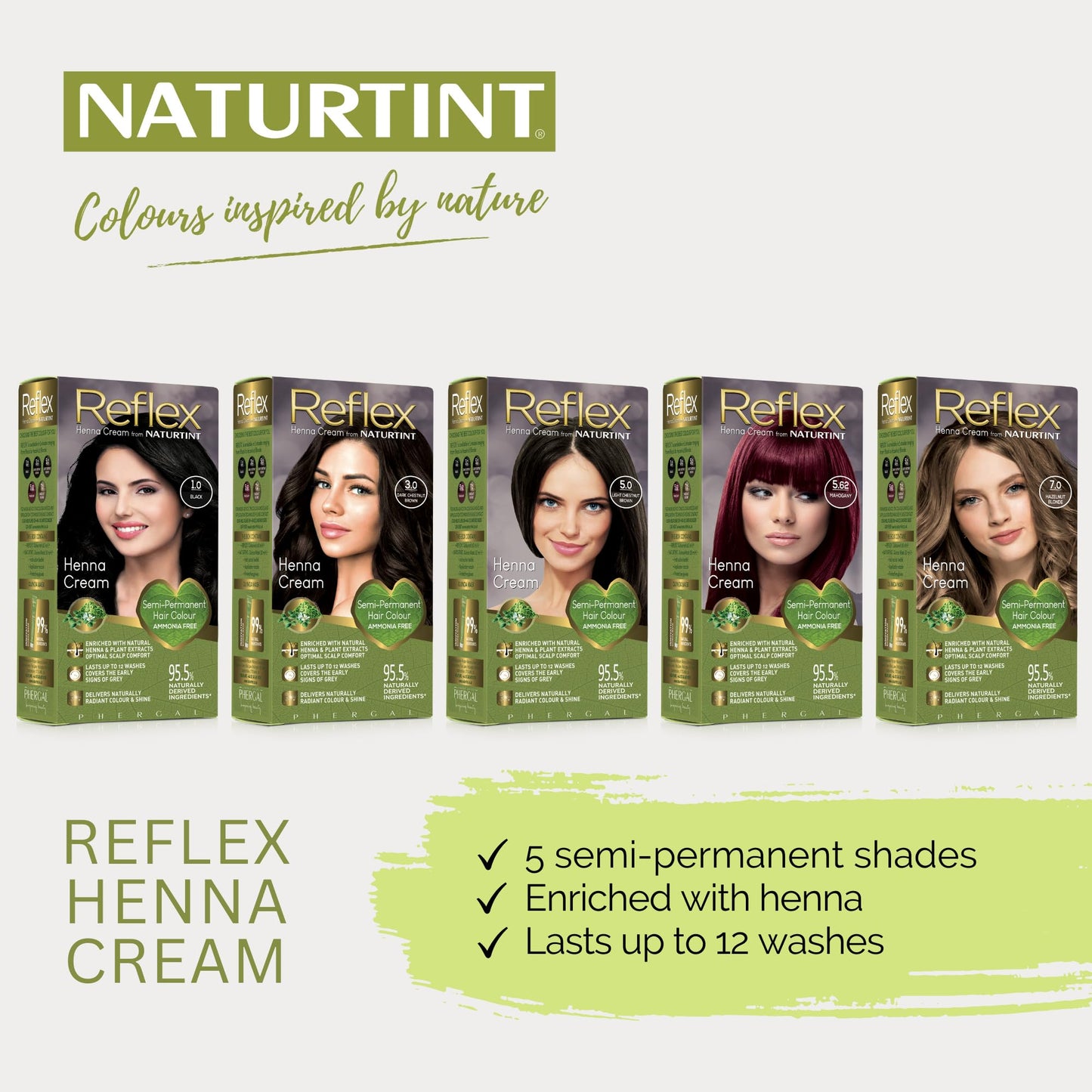 Naturtint Reflex from Naturtint Semi-Permanent Colour 1.0 Black 110ml Beauty & Personal Care Naturtint