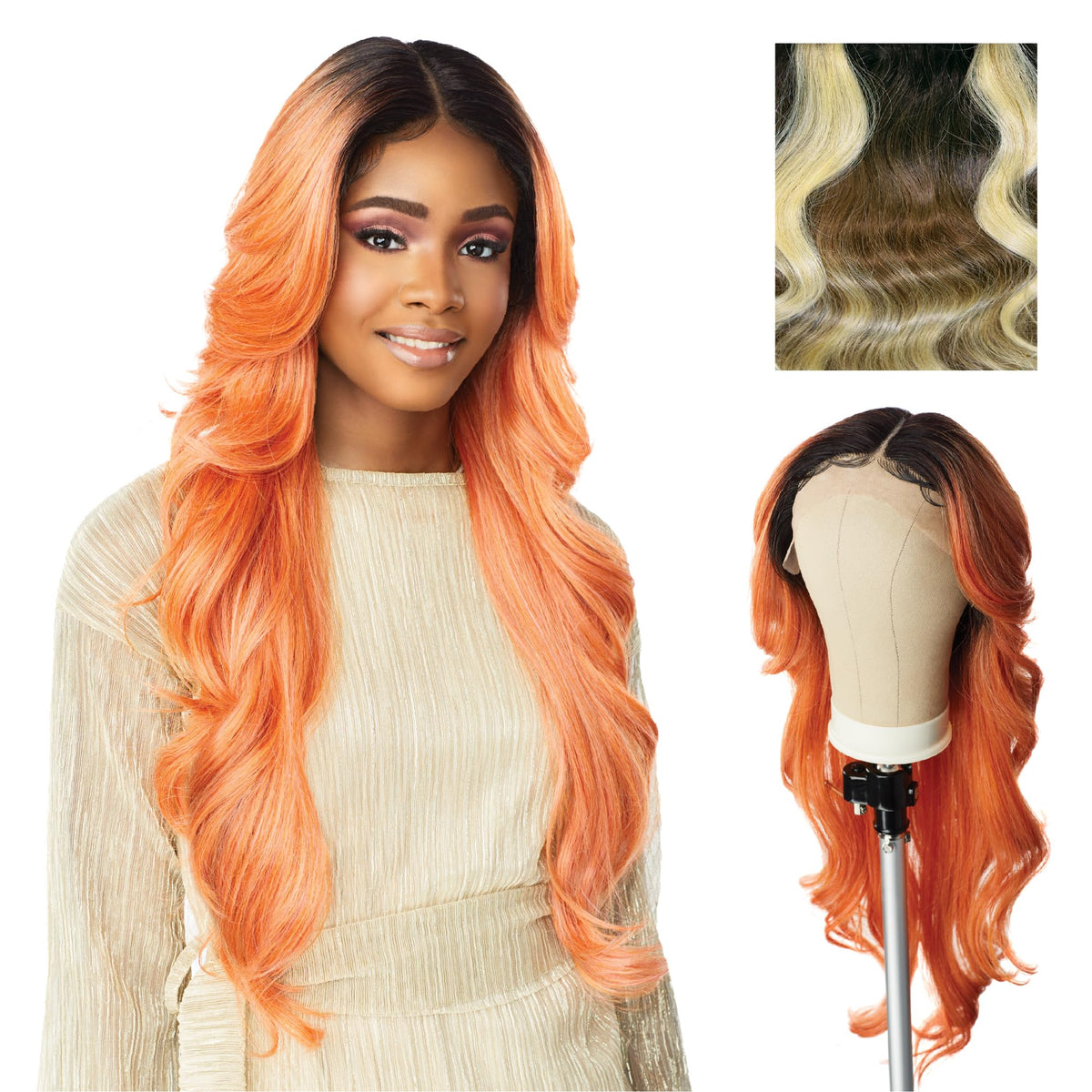 Sensationnel Butta LaceWig-Unit 2, MP/BLONDE
