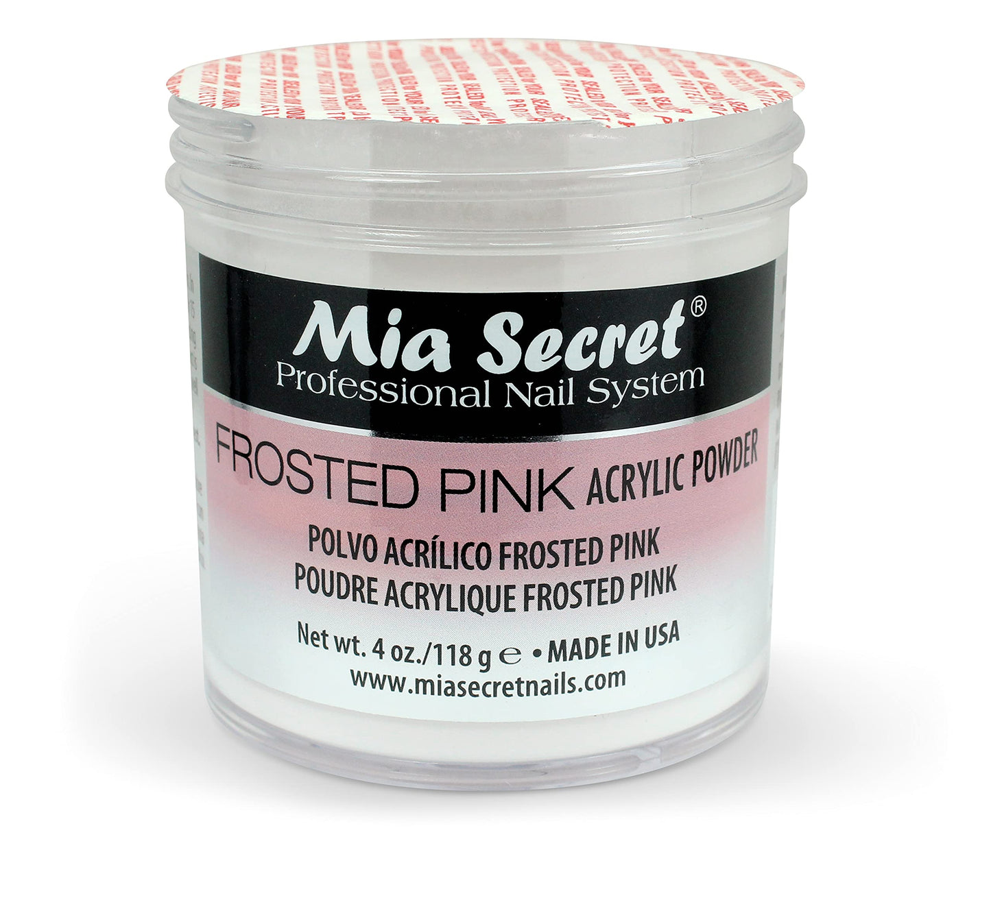 Mia Secret Frosted Pink Acrylic Powder (PL0-FP), 4 Ounce Beauty & Personal Care Mia Secret