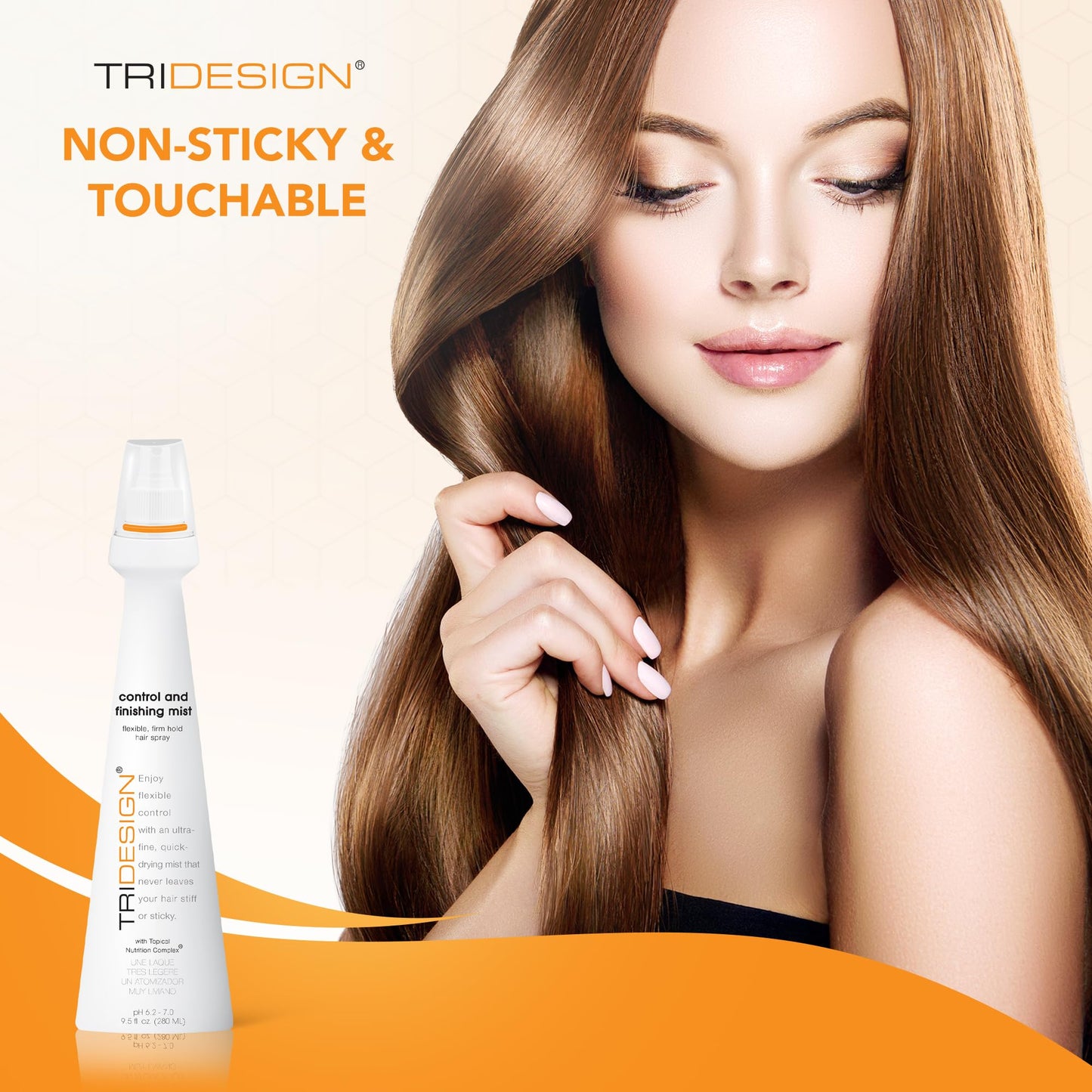 TRI Design Control and Finishing Mist - Volumizing for All Hair Types - Protect and Unleash Flexible Control with Ultra Fine Finishing for Fast Drying Beauty & Personal Care TRIDESIGN