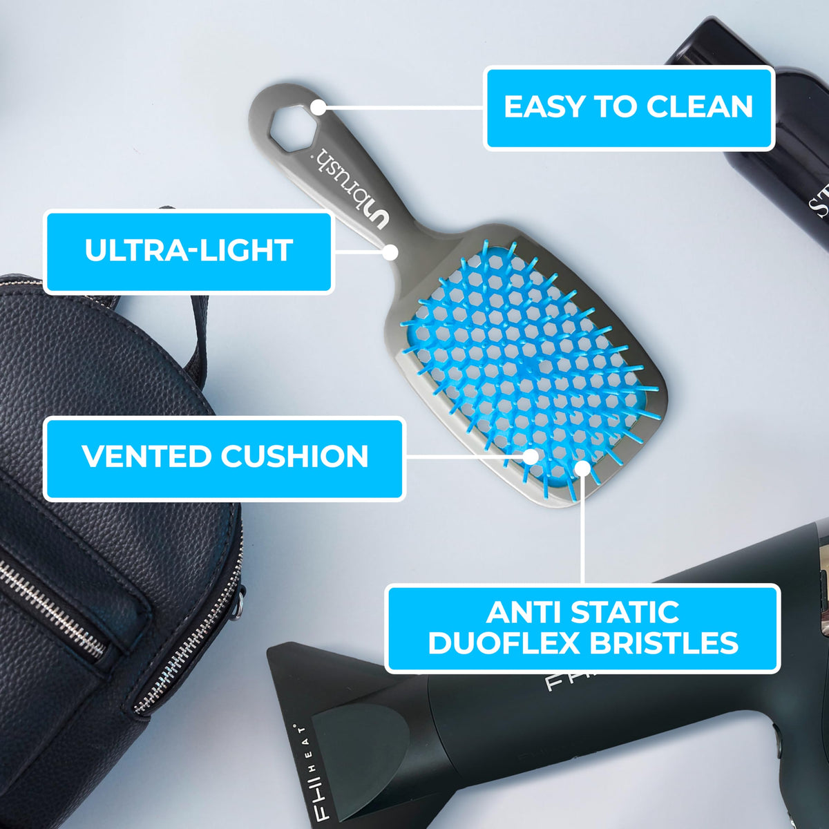 FHI Heat UNbrush Detangling Brush for Wet & Dry Hair