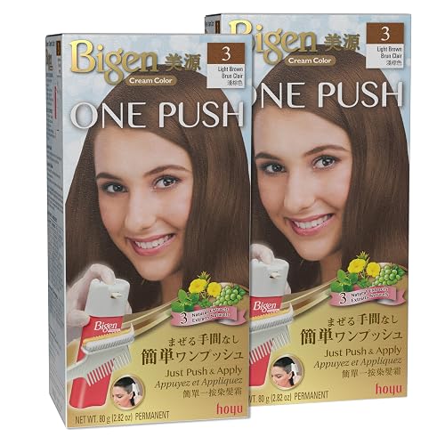 Bigen One Push 3 Light Brown - 2 Pack Beauty & Personal Care Bigen