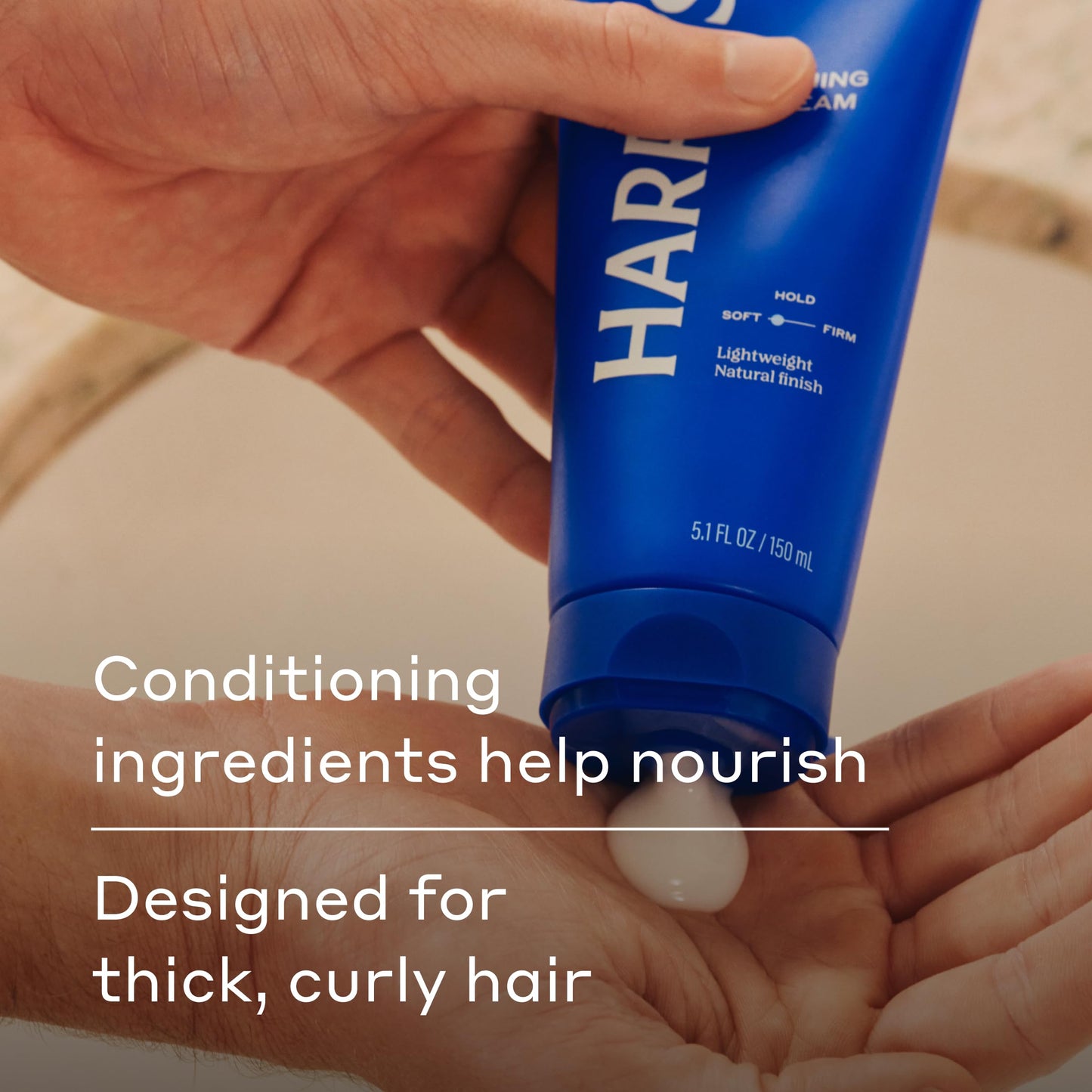 Harry's Hair Taming Cream, Lightweight Hair Styling Cream with Natural Finish, 5.1 Fl Oz, 3 Pack Beauty & Personal Care Harry's