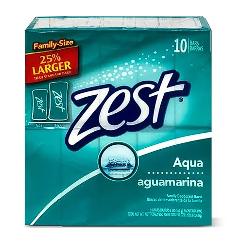 Zest Aqua Soap 5 oz, 10 count Beauty & Personal Care Zest