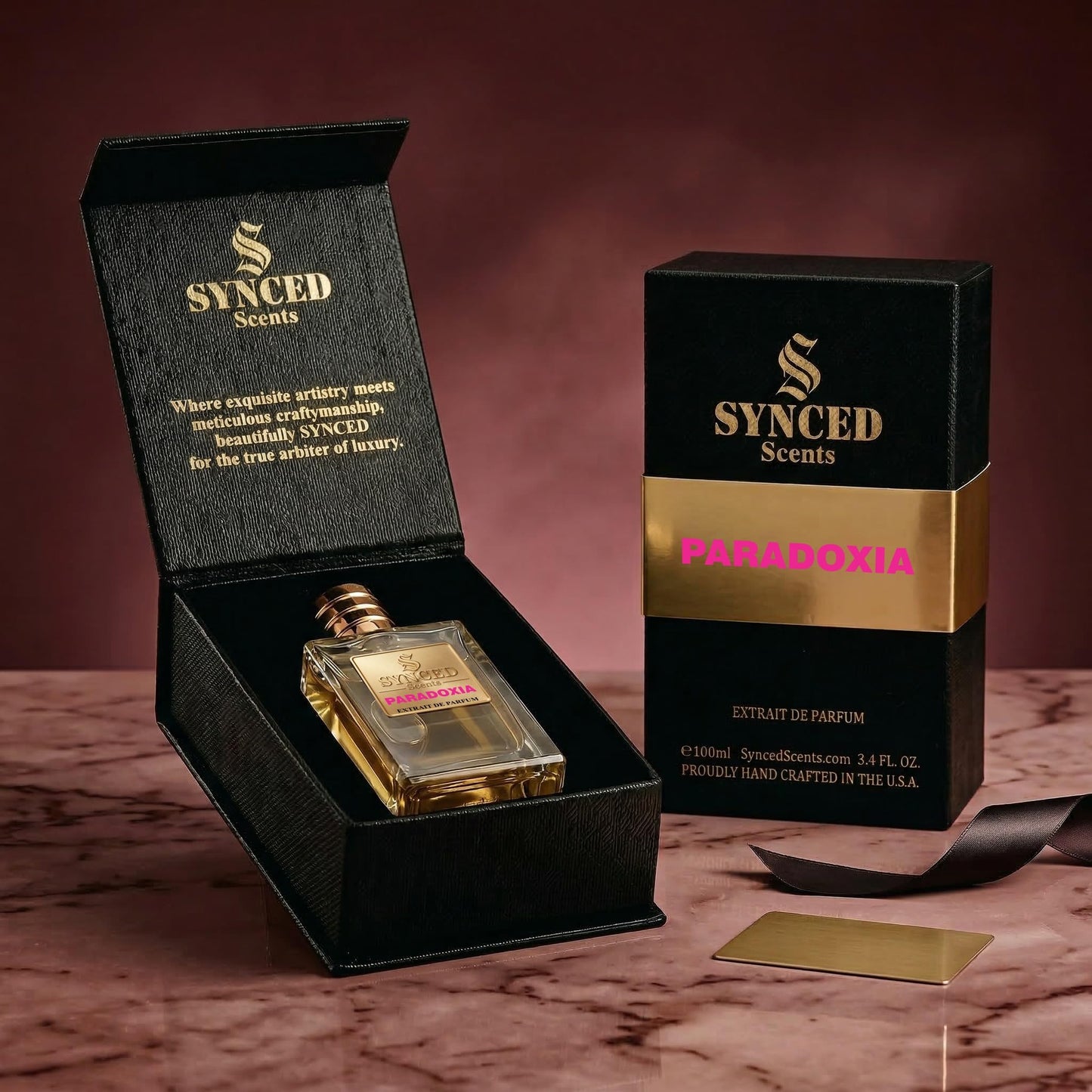 SYNCED Scents PARADOXIA Inspired by Paradoxe Perfume for Women - Long Lasting Floral Amber Fragrance - Intense Modern Feminine Pear Neroli Jasmine Beauty & Personal Care SYNCED Scents