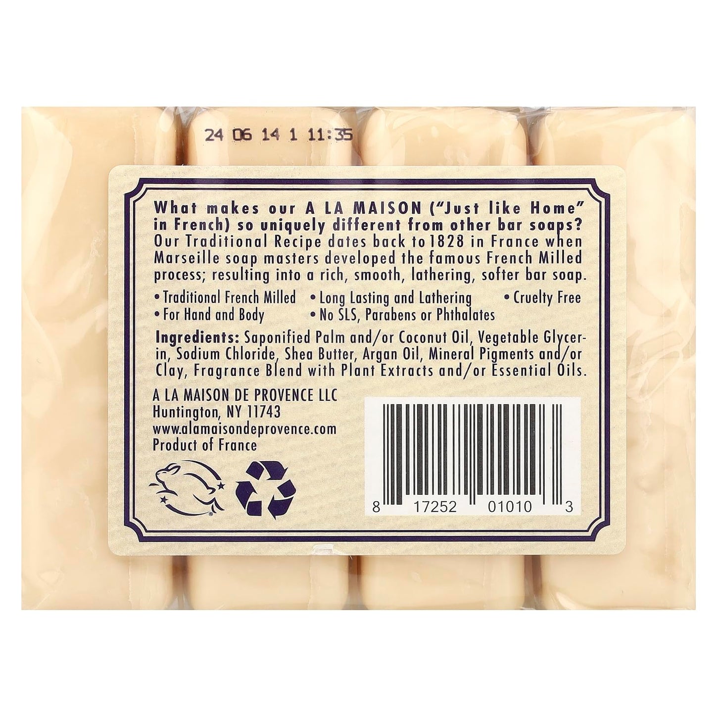 A La Maison Bar Soap Lvndr Flwr Value 4 Ct Beauty & Personal Care A LA MAISON