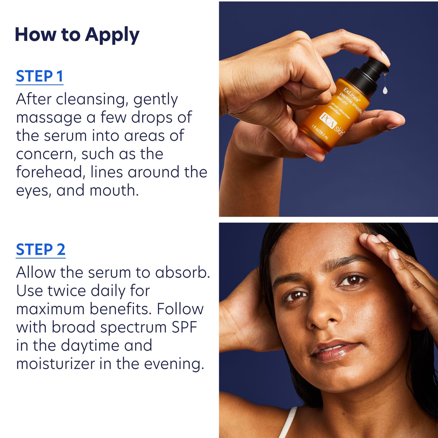 PCA SKIN ExLinea Peptide Smoothing Face Serum, Spot Treatment Serum for Fine Lines and Wrinkles, Firms and Strengthens Aging Skin, Formulated Beauty & Personal Care PCA SKIN