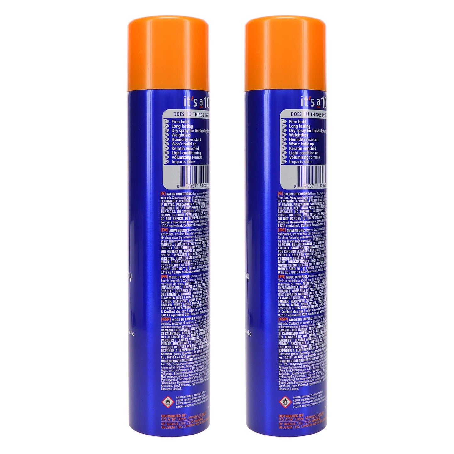 It's a 10 Miracle Super Hold Finishing Spray Plus Keratin, 10 oz (Pack of 2) Beauty & Personal Care It's a 10 Haircare