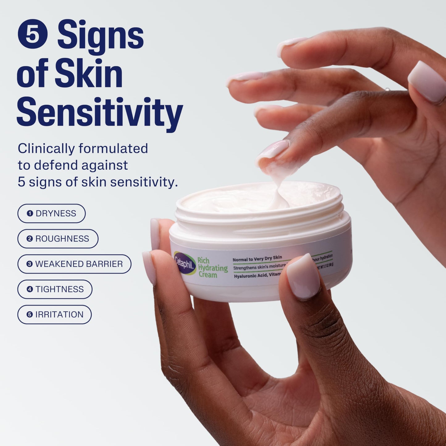 CETAPHIL Rich Hydrating Night Cream For Face, With Hyaluronic Acid, 1.7 oz, Moisturizing Cream For Dry To Very Dry Skin, No Added Fragrance Beauty & Personal Care Cetaphil