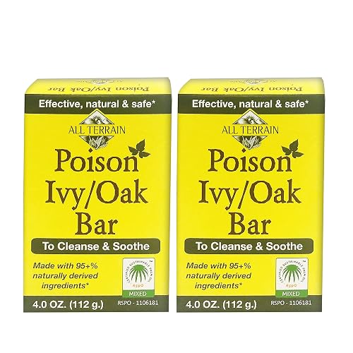All Terrain Poison Ivy/Oak Bar Soap, 4 Ounce (Pack of 2) Beauty & Personal Care All Terrain