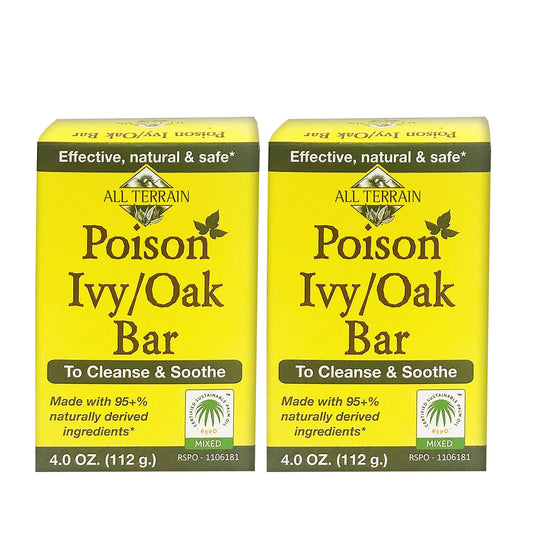 All Terrain Poison Ivy/Oak Bar Soap, 4 Ounce (Pack of 2) Beauty & Personal Care All Terrain