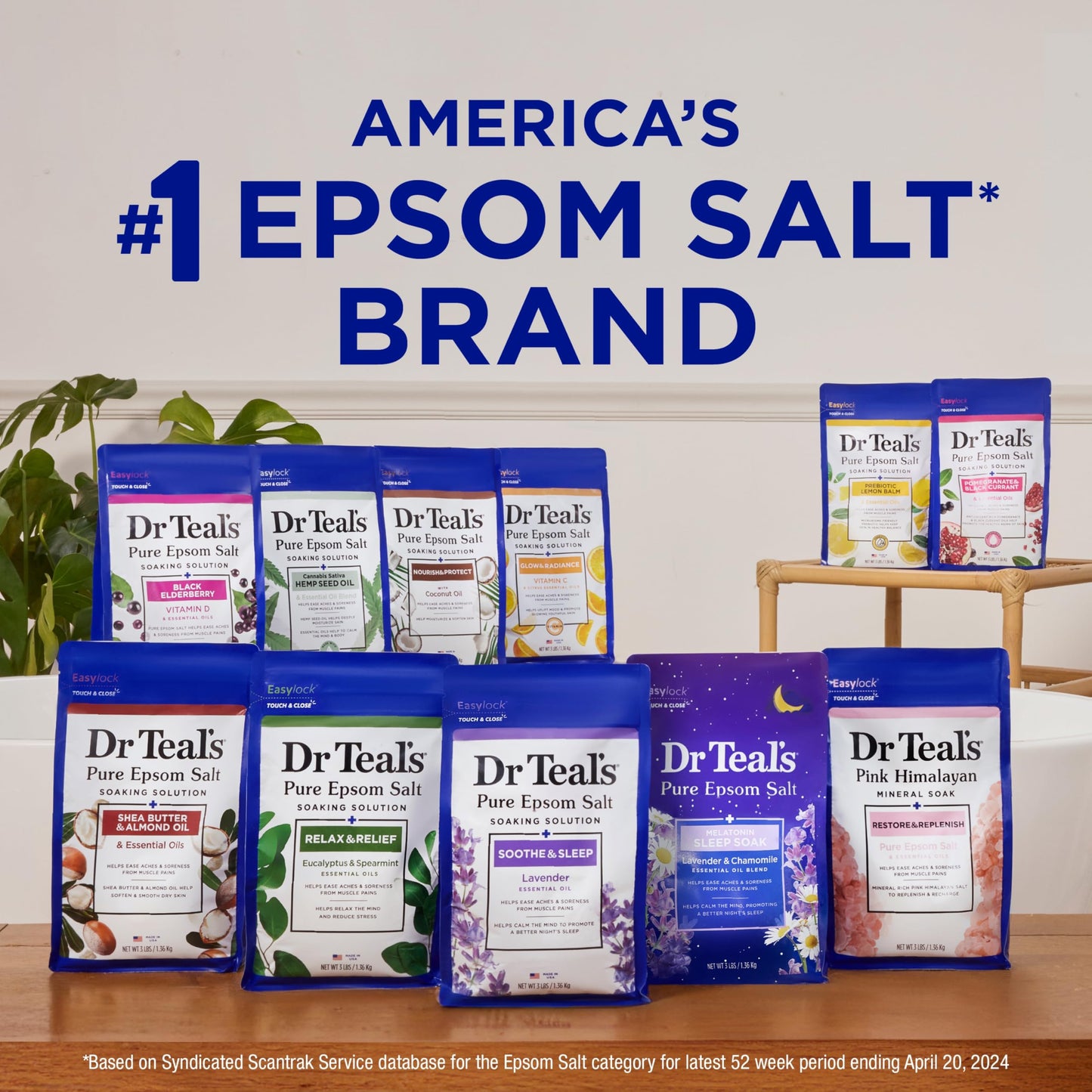 Dr Teal's Melatonin & Essential Oil Blend Epsom Salt and Foaming Bath Sampler Set, 2 Piece Beauty and Personal Care Lysol