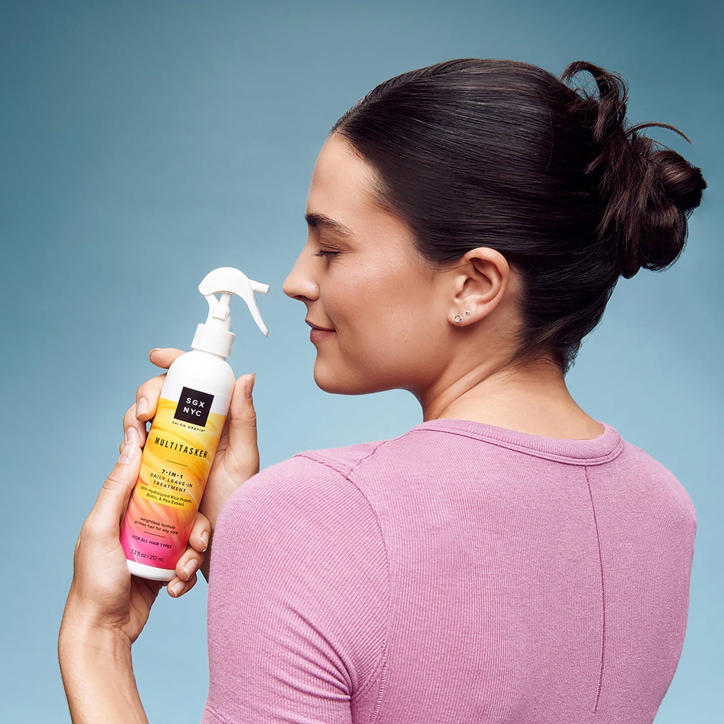 SGX NYC The Multitasker 7-in-1 Daily Leave-In Treatment - Heat Protection Spray for Hair - Leave In Conditioner Spray with Biotin - 2 pc Beauty & Personal Care SGX NYC