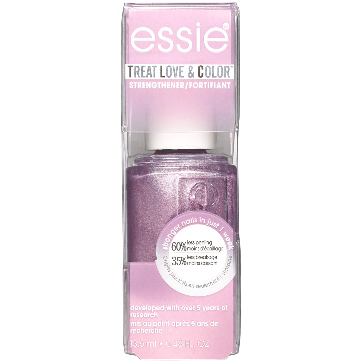 essie Treat Love & Color Nail Polish For Normal To Dry/Brittle Nails, Laced Up Lilac, 0.46 fl. oz. Beauty & Personal Care essie