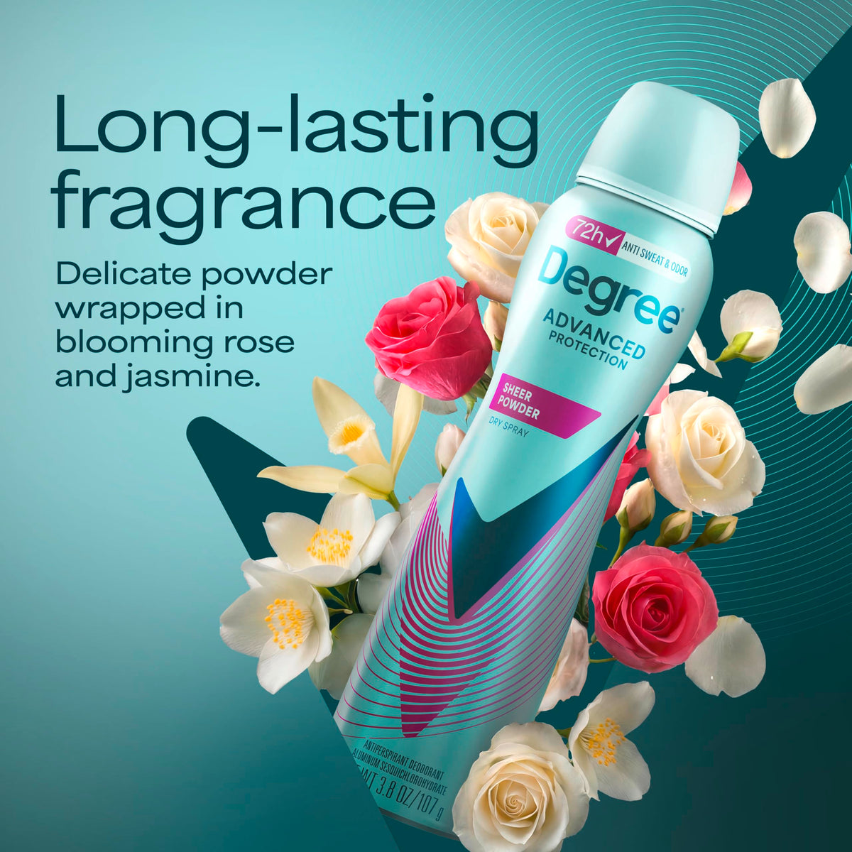 Degree Antiperspirant Deodorant Dry Spray Sheer Powder 72-Hour Sweat and Odor Protection Deodorant Spray For Women With Body Heat Activated Technology Beauty and Personal Care Degree