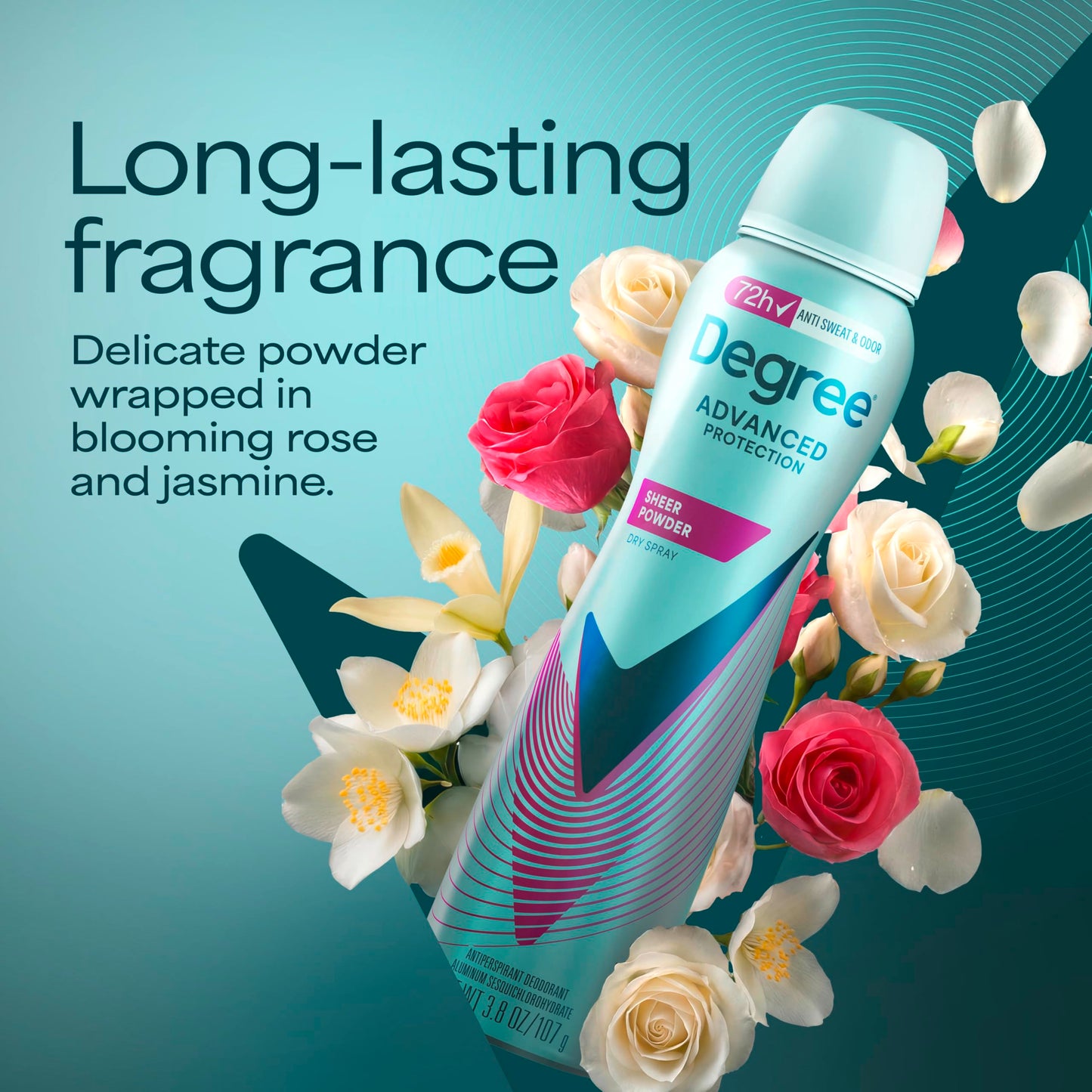 Degree MotionSense Dry Spray Antiperspirant, Sheer Powder 3.8 oz (Pack of 3) Beauty and Personal Care Degree