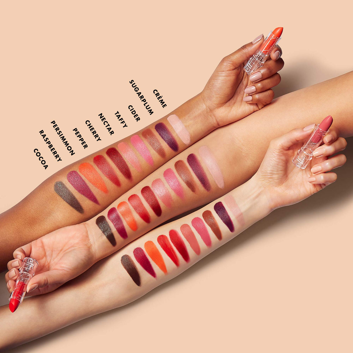 e.l.f. SRSLY Satin Lipstick, Silky, Smooth, Pigmented, Long Lasting, Provides Intense Color Payoff, 10 Shades, Easy To Apply, Crème, 0.6 Oz Beauty & Personal Care e.l.f.