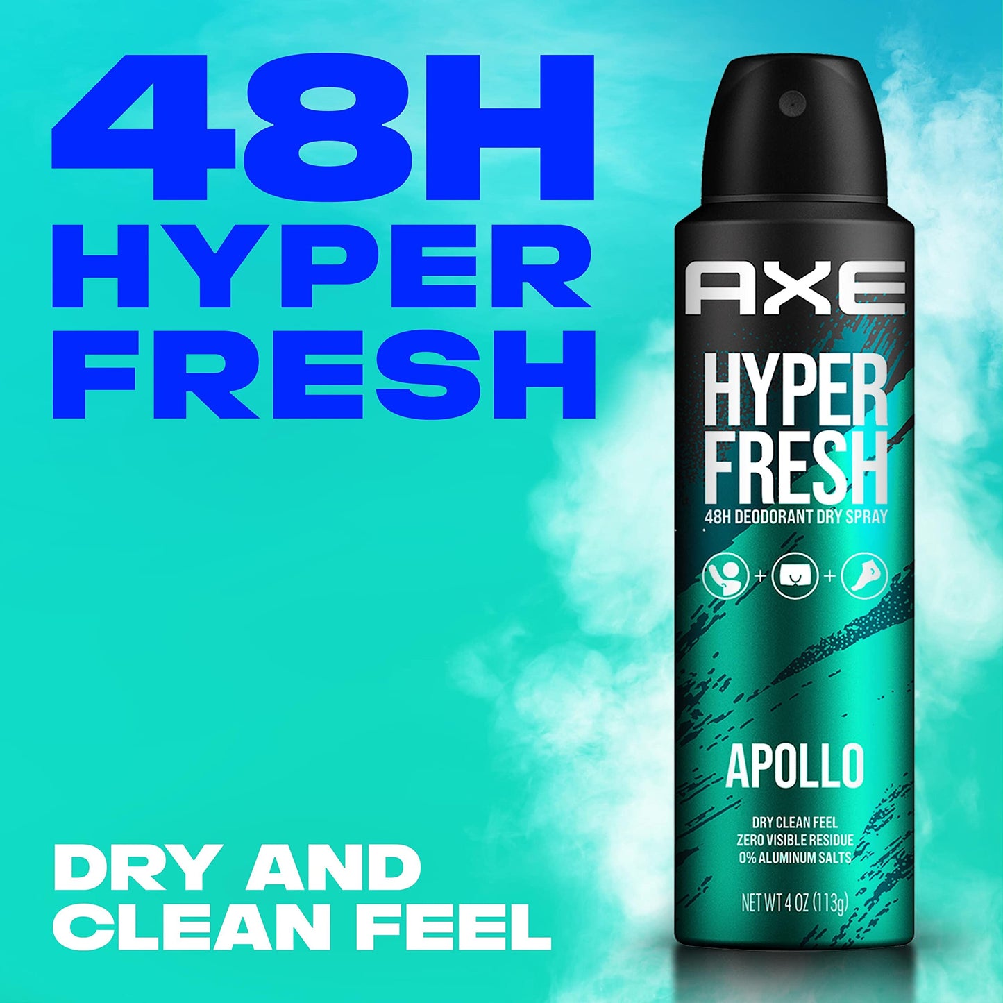AXE Apollo Deodorant Spray 48 Hour Odor Protection Fresh Sage and Cedarwood Deodorant without Aluminum and without Residue 4 oz Beauty and Personal Care AXE