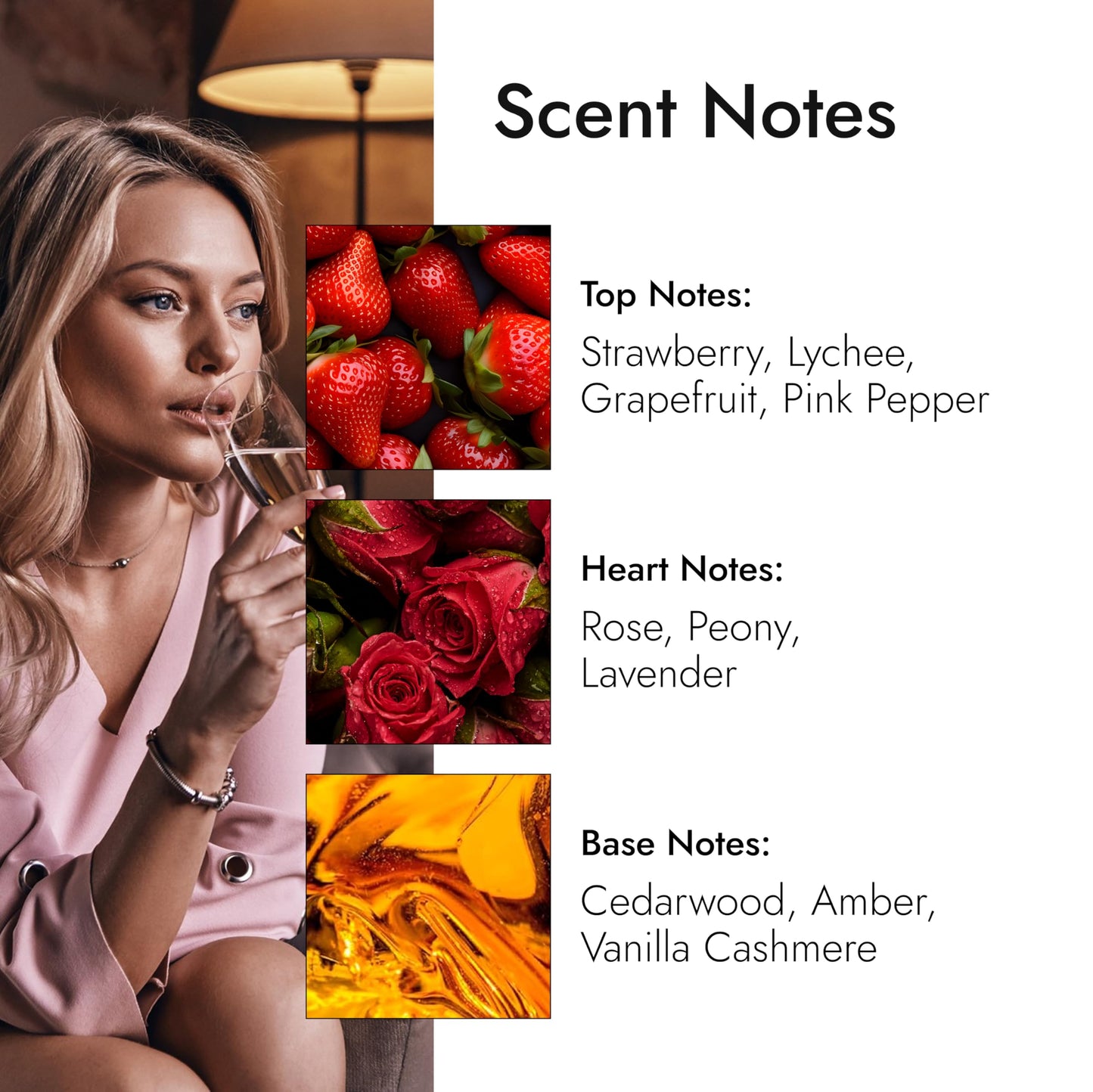 Modern Memory Queen Era Eau de Parfum for Women, 2.5 fl oz - Notes of Lychee, Rose & Vanilla Cashmere Beauty & Personal Care Modern Memory