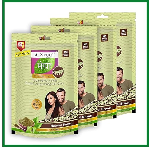 Nutranix Tna Megha Mehandi Hair Care Powder - Megha Mehandi (Pack Of 4) For Natural Hair Color Solution | For Men & Women 45GM. (Brown) Beauty & Personal Care Nutranix