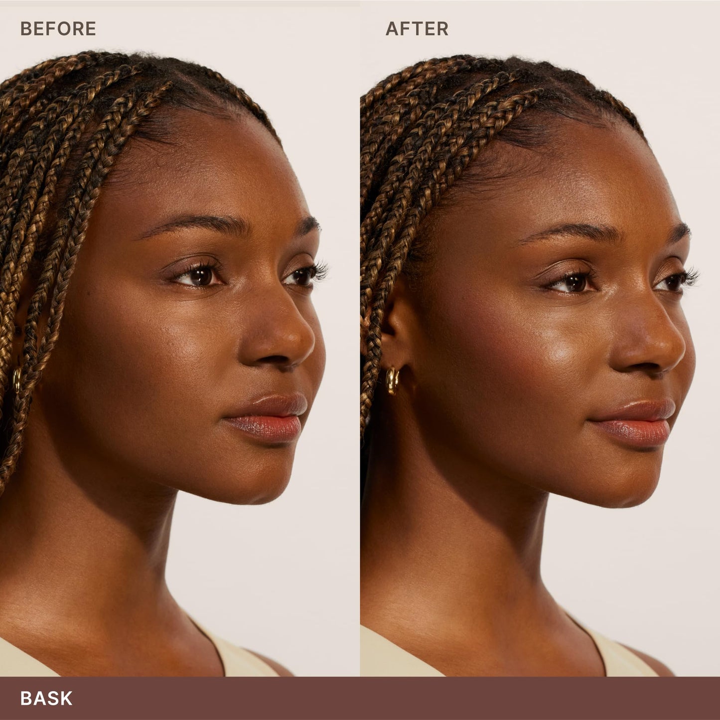 ILIA - Sunshift Cream Bronzer | Non-Comedogenic, Long-Lasting, Vegan, Cruelty-Free | Weightless Bronzer (Bask - Rich Rosy Bronze, 0.27 oz | 7.8 g) Beauty & Personal Care ILIA