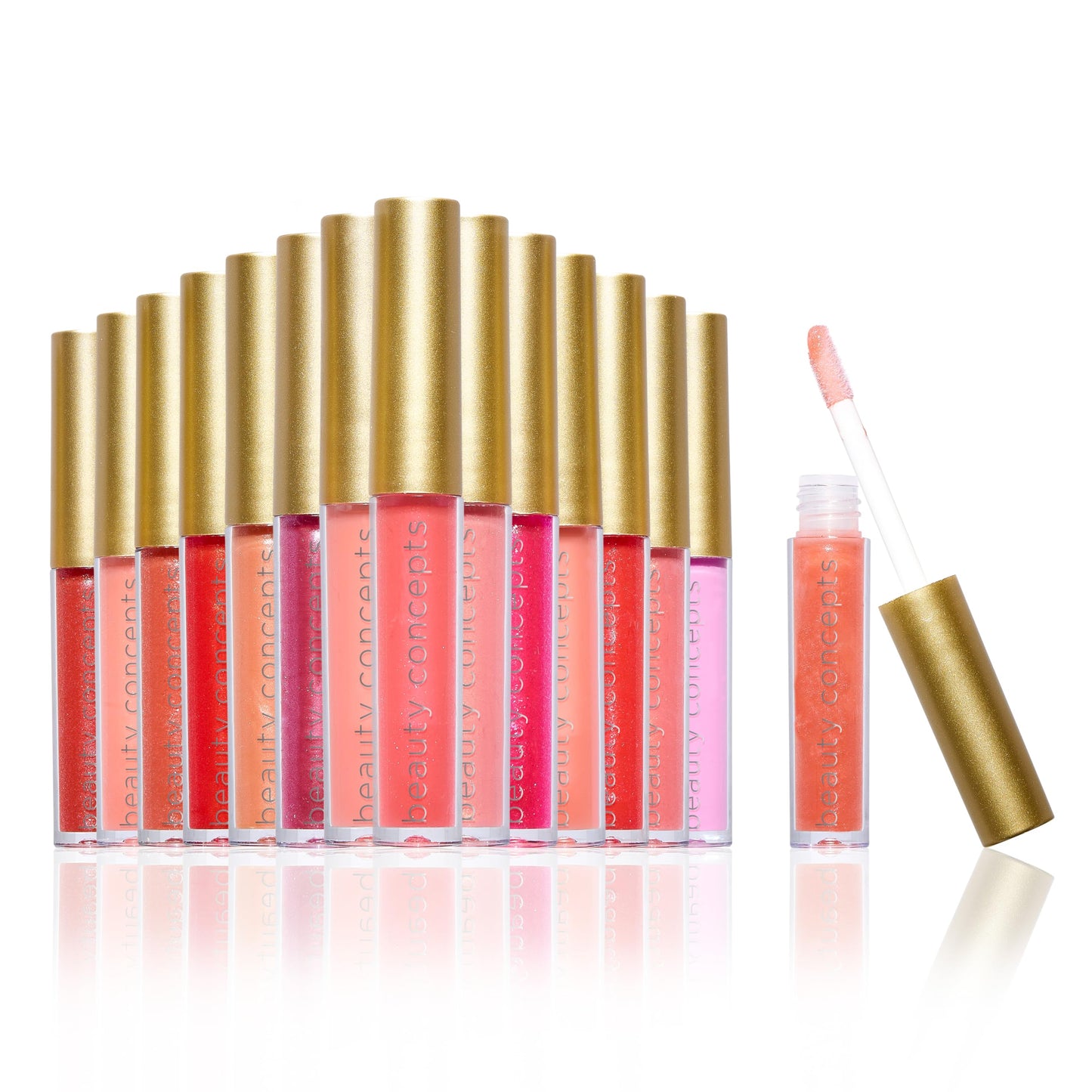 Beauty Concepts Lip Gloss Collection - Shimmering, Glossy Lip Makeup Set for a Radiant Finish, Glitter Floral Beauty & Personal Care B.C BEAUTY CONCEPTS