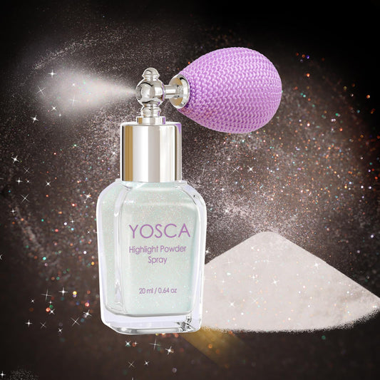 Yosca Body Glitter Spray, 30ML Loose Body Shimmer Powder Iridescent Hair Spray White Glitter Sparkle Highlighter Makeup Festival Concert Party Beauty and Personal Care Yosca Default Title