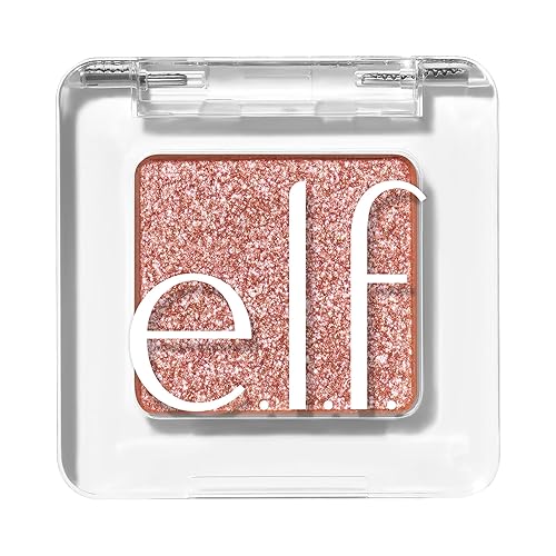 e.l.f. Fine As Fleck Glitter Eyeshadow, Long-Lasting Sheer Eye Makeup With A Shimmer Finish, Soft, Smooth Formula, Vegan , Hypebiscus Beauty & Personal Care e.l.f.