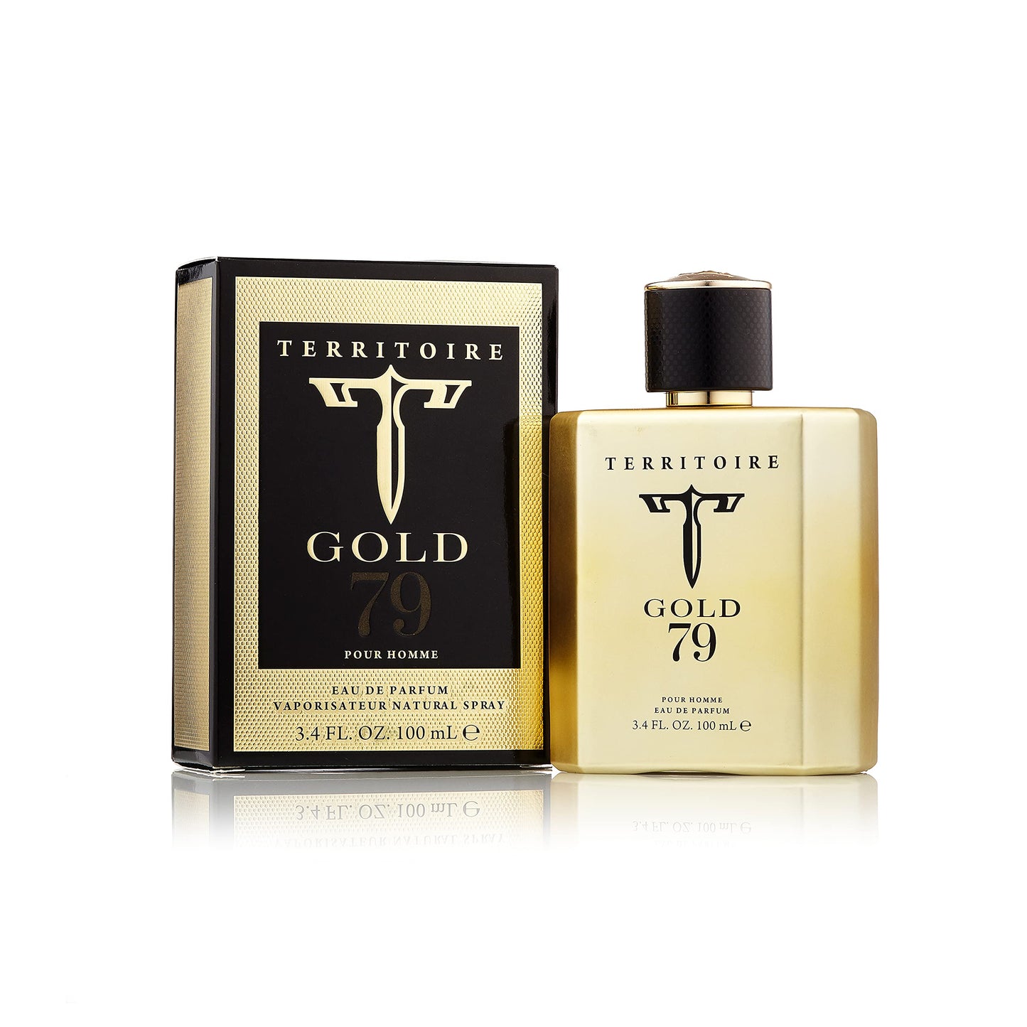 Territoire Eau De Parfum, Men's Cologne (Gold 79) Beauty & Personal Care Territoire