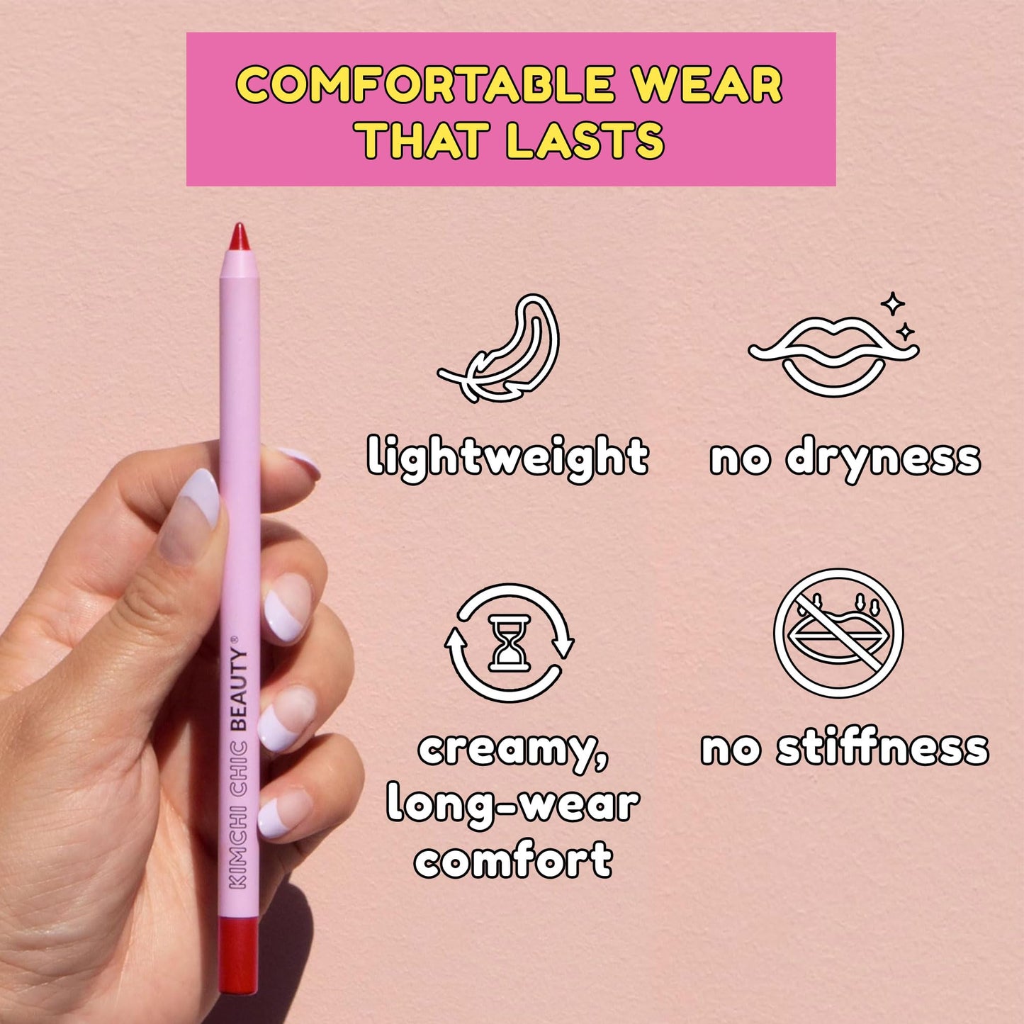 KimChiChic Beauty Your Unicorn Mouth Lip Liner, Ultra Creamy Long-Lasting Lip Pencil, Smooth Glide for Defined, Fuller-Looking Lips Beauty & Personal Care Kimchi Chic