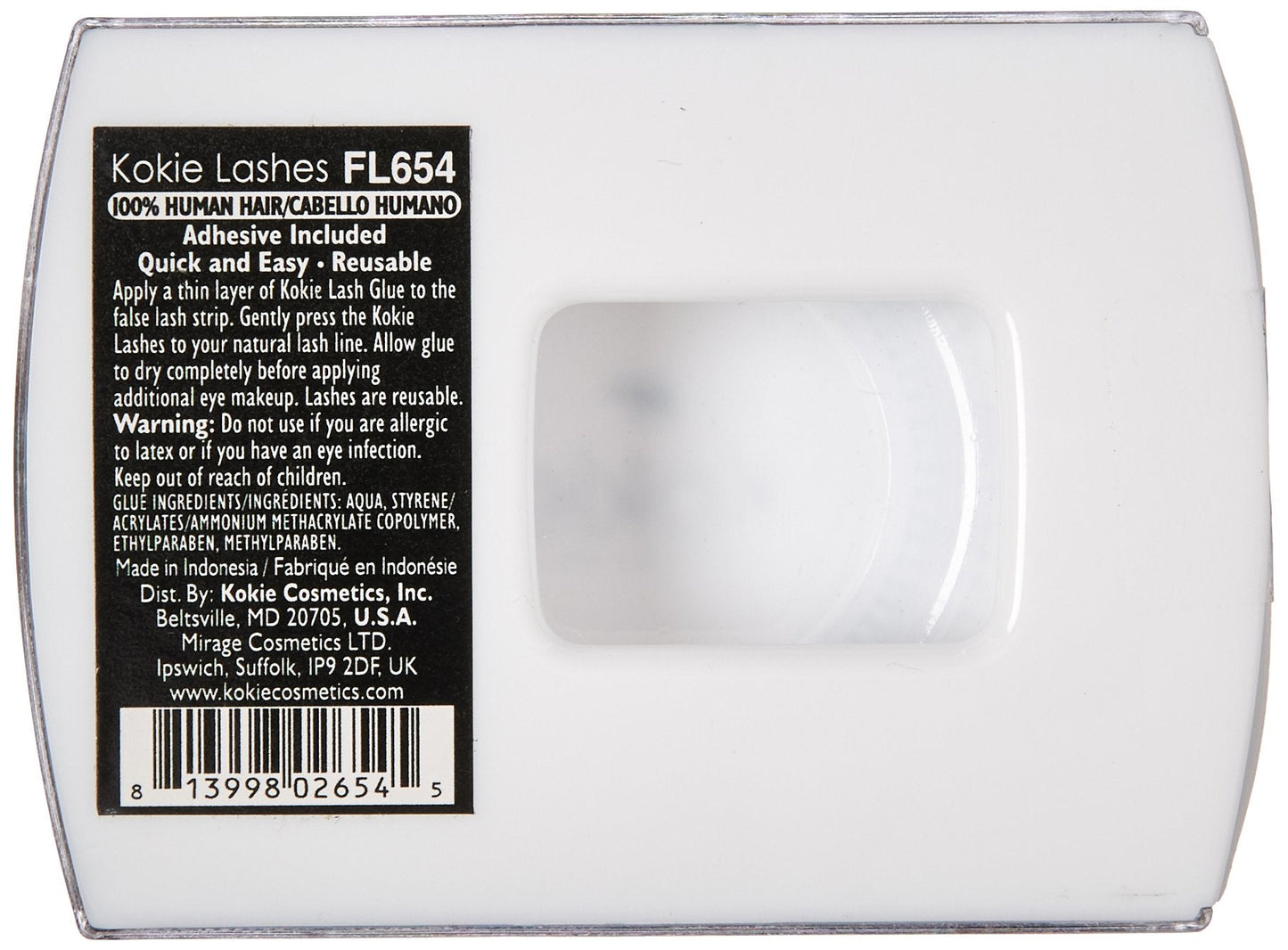 Kokie Cosmetics False Lashes, Fl654, 0.05 Ounce Beauty & Personal Care Kokie