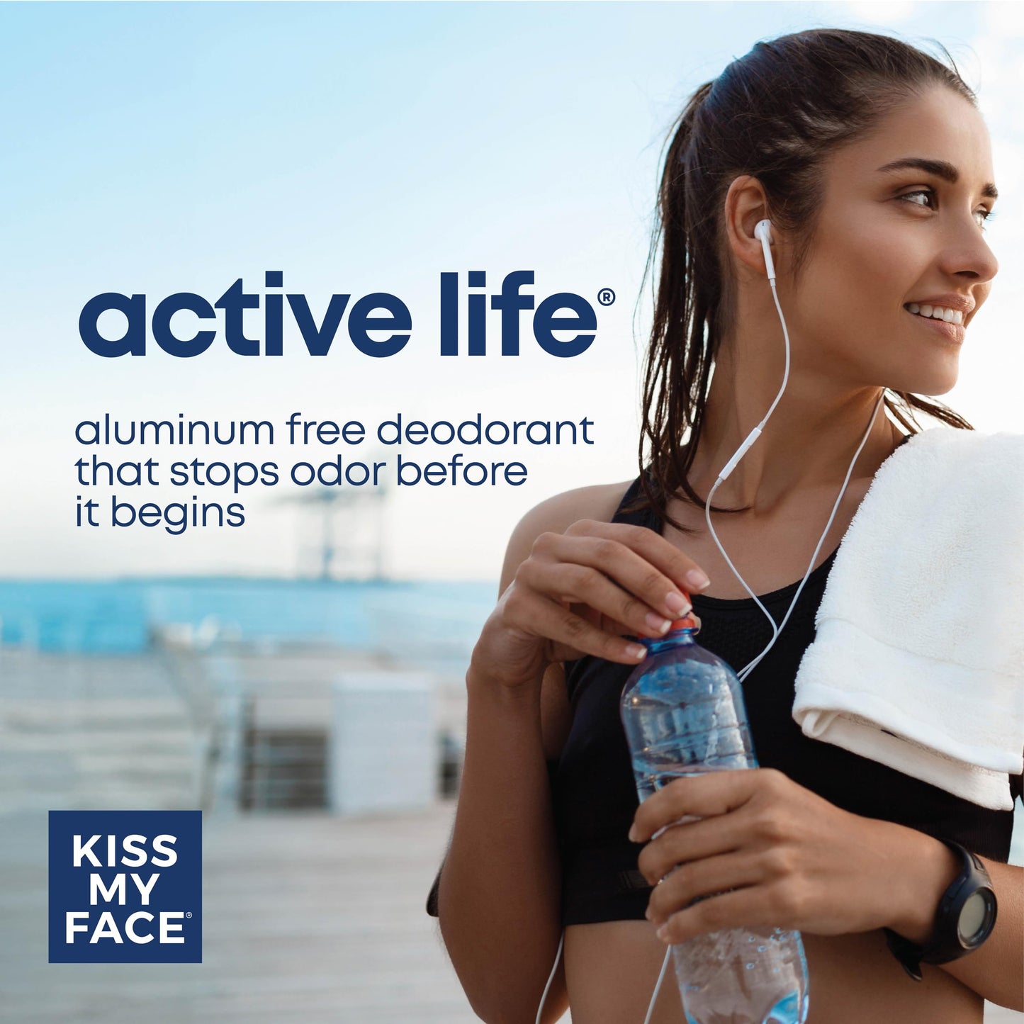Kiss My Face Active Life Deodorant, Cucumber Green Tea 2.48 oz (Pack of 12) Beauty and Personal Care Kiss My Face